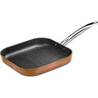 Grill con rayas de aluminio forjado Cooper, apto para todo tipo de cocinas MONIX, 28x28 cm