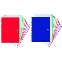 Cuaderno de espiral A4 Black N'Colors 8, cuadrícula 5x5, microperforado, tapa de plástico ¿Cuál te llegará? 400109042 OXFORD, 160 hojas Cuaderno de espiral A4 Black N'Colors 8, cuadrícula 5x5, microperforado, tapa de plástico ¿Cuál te llegará? 400109042 OXFORD, 160 hojas