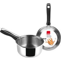 Cazo freidor con cestillo Induction, apto para todo tipo de cocinas IBILI, Ø18 cm