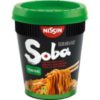 Fideos soba teriyaki NISSIN, cup 90 g