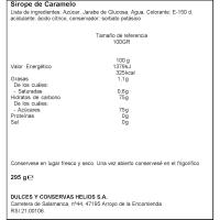 Sirope de caramelo HELIOS, bote 295 g