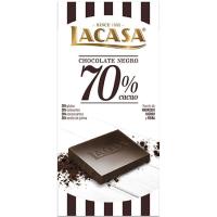 Chocolate 70% cacao LACASA, tableta 100 g