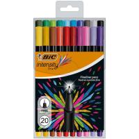 Rotuladores punta fina, colores surtidos, Intensity Fine BIC, pack 20 uds Rotuladores punta fina, colores surtidos, Intensity Fine BIC, pack 20 uds