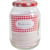 Bote de vidrio multiusos con tapa SOLER, 1000 ml Bote de vidrio multiusos con tapa SOLER, 1000 ml