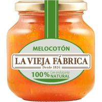 Mermelada de melocotón 100% LA VIEJA FÁBRICA, frasco 280 g