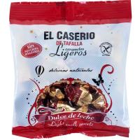 Caramelo de dulce leche s/ azúcar EL CASERIO DE T., bolsa 90 g