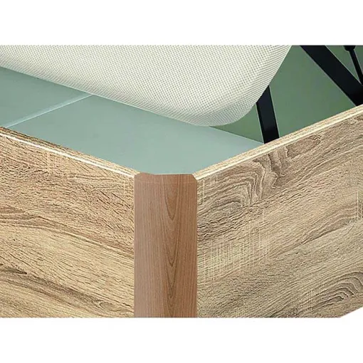 Canapé abatible apertura lateral 90x190 Natural PIKOLIN