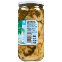 Acelgas bajas en sal EROSKI, frasco 425 g