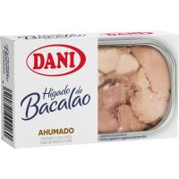 Hígado de bacalao ahumado DANI, lata 120 g