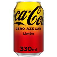 Refresco de cola al limón sin azúcar COLA COCA, lata 33 cl