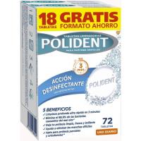 Tabletas limpiadoras para protesis dentales POLIDEN, caja 72 uds
