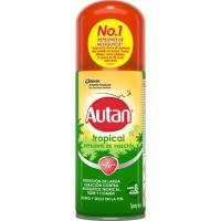 Repelente mosquitos tropical AUTAN, aerosol 100 ml