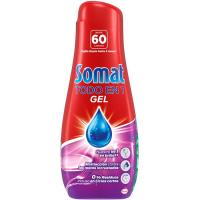 Lavavajillas máquina gel azul SOMAT TODO EN 1, botella 60 dosis