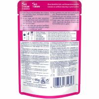 Alimento c/ trozos de corazón para gato VITAKRAFT P., sobre 85 g