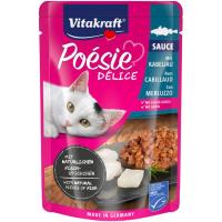 Alimento con bacalao para gato VITAKRAFT Poesie, sobre 85 g