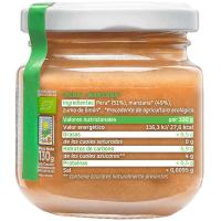 Tarrito de pera-manzana ecológico SMILEAT, tarro 130 g