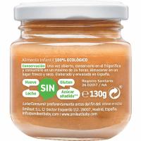 Tarrito de pera-manzana ecológico SMILEAT, tarro 130 g