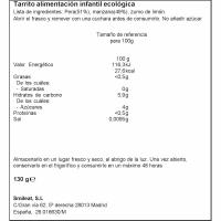 Tarrito de pera-manzana ecológico SMILEAT, tarro 130 g