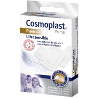 Apósito ultrasensible adhesivo silicona COSMOPLAST, caja 10 uds