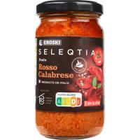 Pesto rosso calabrese EROSKI SELEQTIA, frasco 190 g Pesto rosso calabrese EROSKI SELEQTIA, frasco 190 g