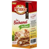 Bechamel sin gluten PRESIDENT, brik 500 ml