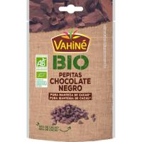 Pepitas de chocolate negro bio VAHINÉ, bolsa 100 g