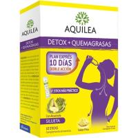 Sticks bebibles detox-quemagrasas AQUILEA, caja 10 uds