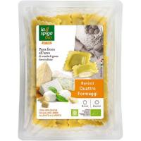 Ravioli 4 quesos LA SPIGA, bandeja 250 g