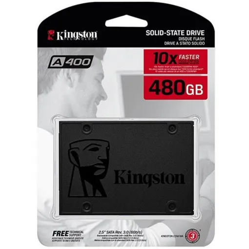 Disco duro sólido interno de 2,5", 480 GB, A400 KINGSTON