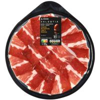 Jamón de bellota 100% ibérico EROSKI SELEQTIA, sobre 80 g Jamón de bellota 100% ibérico EROSKI SELEQTIA, sobre 80 g