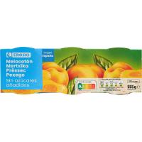 Melocotón sin azúcar EROSKI, pack 3x115 g Melocotón sin azúcar EROSKI, pack 3x115 g