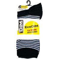 Calcetín mujer, de vestir básico, color surtido, talla única DIM, 4 pares