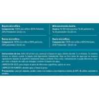 Bayeta microfibra pequeña EROSKI, pack 3 uds