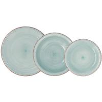 Vajilla de gres de 18 piezas VITA AQUA, llanos 27cm, hondos 23cm, postre 19cm Vajilla de gres de 18 piezas VITA AQUA, llanos 27cm, hondos 23cm, postre 19cm