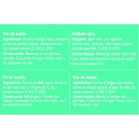 Pan de molde con corteza EROSKI, paquete 460 g