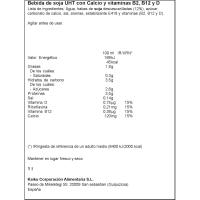 Bebida de soja enriquecida con calcio KAIKU, brik 1 litro