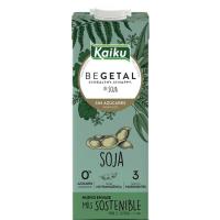 Bebida de soja sin azúcares añadidos KAIKU, brik 1 litro Bebida de soja sin azúcares añadidos KAIKU, brik 1 litro