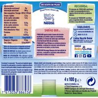 Yogolino sin azúcar de fresa-plátano NESTLÉ, pack 4x100 g