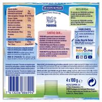 Yogolino sin azúcar de melocotón-plátano NESTLÉ, pack 4x100 g