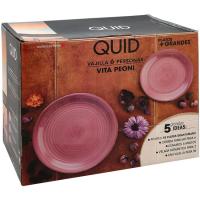 Vajilla de gres de 18 piezas PEONI VITA, llanos 27cm, hondos 23cm, postre 19cm