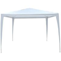 Cenador de acero y poliéster, con 2 cortinas, 300x300x240 cm, 1 ud Cenador de acero y poliéster, con 2 cortinas, 300x300x240 cm, 1 ud