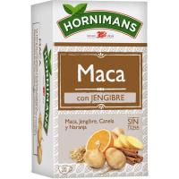 Infusión maca con jengibre HORNIMANS, caja 20 sobres