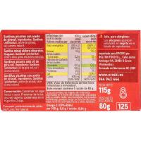 Sardina picantes EROSKI, lata 115 g