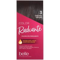 Tinte castaño oscuro N.3 belle, caja 1 ud.