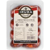 Chorizo artesano pincho IRURA, bandeja 250 g