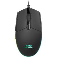 Ratón gaming óptico con cable, 3200 dpi, MMG MARS GAMING