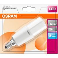 Bombilla Led E14 STICK 8W luz neutra (4000k) OSRAM, 1 ud
