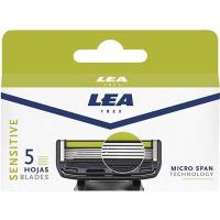 Recambio de cargador sensitive 5 hojas LEA, pack 4 uds
