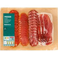 Surtido de productos ibéricos EROSKI, sobre 120 g