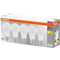 Bombilla Led estándar E27 8,5W luz cálida (2700k) OSRAM, pack 5 uds